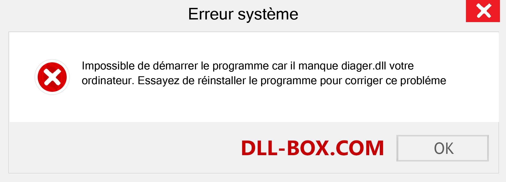 Le fichier diager.dll est manquant ?. Télécharger pour Windows 7, 8, 10 - Correction de l'erreur manquante diager dll sur Windows, photos, images